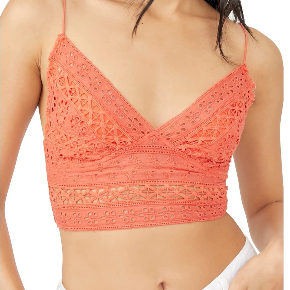 Carrie Embroidered Longline Bralette